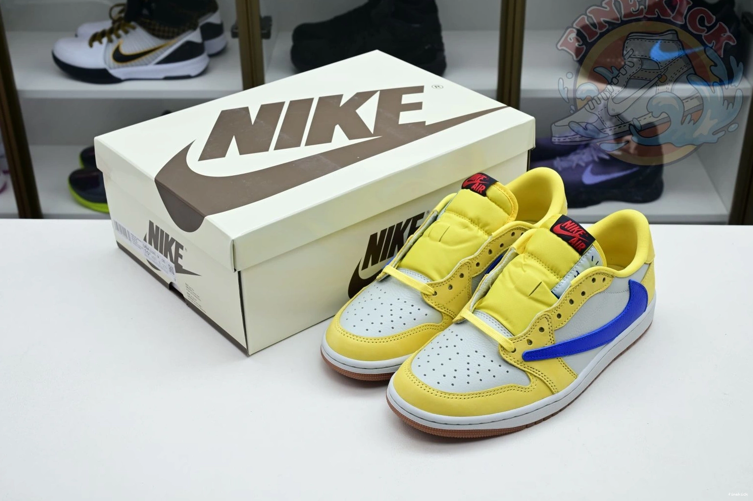 Scott 1Low Jordan Air x Jordan Travis Canary 0904